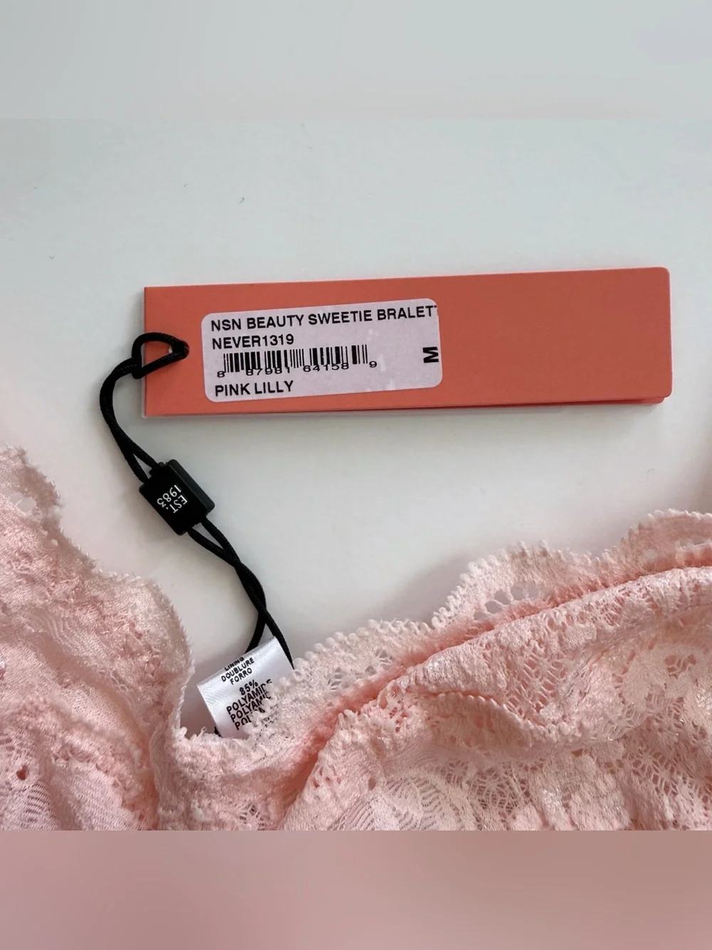 Cosabella Never Say Never Beauty Sweetie Bralette M Medium or S Small NWT